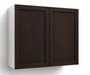 Home Extended Two Door Wall Cabinet 36.5 H furniture New Age Espresso 36'' 