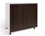 Home Two Door Base Cabinet furniture New Age Espresso 36'' 
