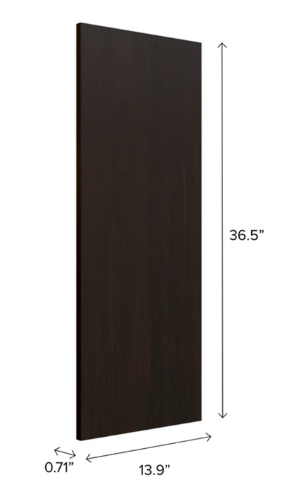 Home Wall Extended Cabinet Side Panel furniture New Age Espresso Without Skirt Side Panel