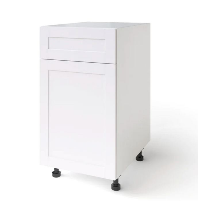 Home One Door, Single Drawer Cabinet, 18 Inch furniture New Age White Left 