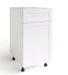 Home One Door, Single Drawer Cabinet, 18 Inch furniture New Age White Right 