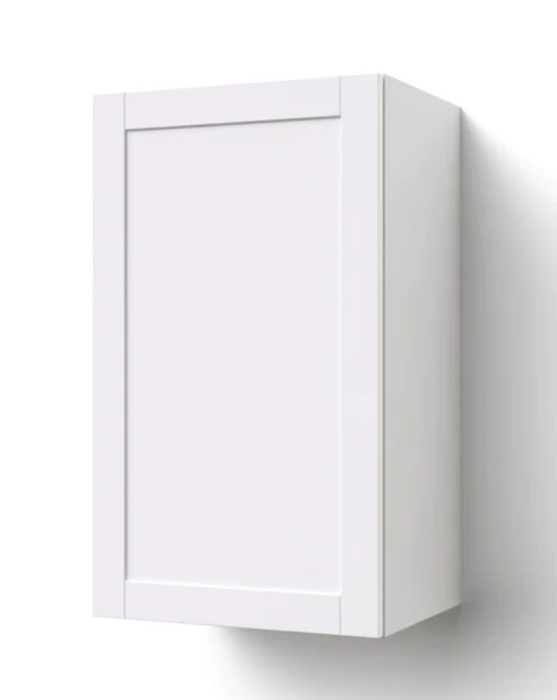 Home Extended Single Door Wall Cabinet 36.5H furniture New Age White Left 18''