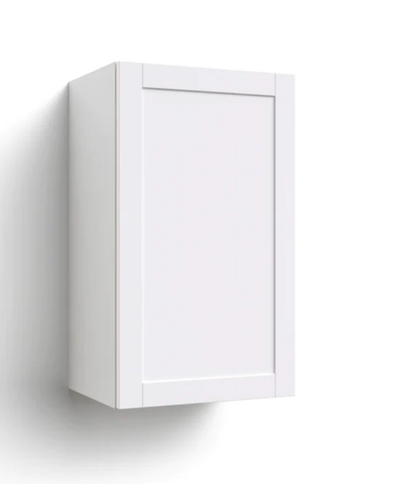 Home Single Door Wall Cabinet 30.6H furniture New Age White Right 18''