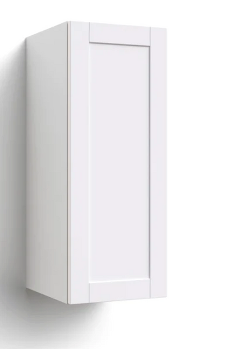 Home Extended Single Door Wall Cabinet 36.5H furniture New Age White Right 12''