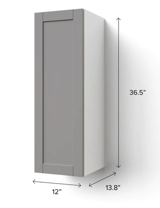 Home Extended Single Door Wall Cabinet 36.5H furniture New Age   