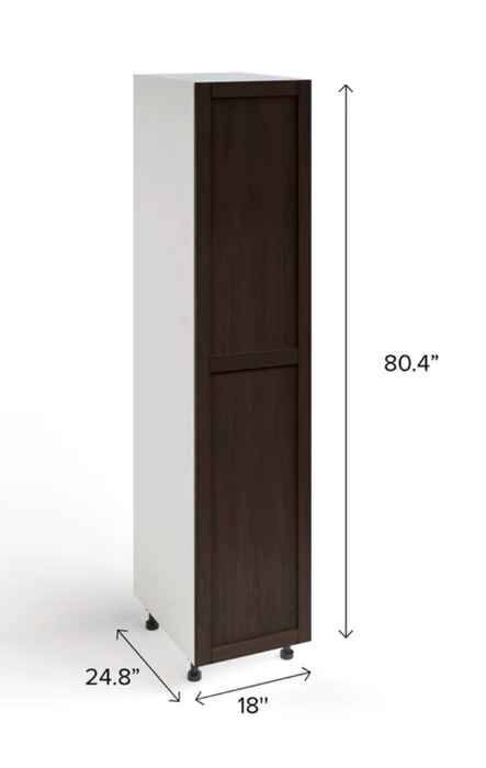 Home Pantry Cabinet furniture New Age Espresso 18inch