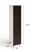 Home Pantry Cabinet furniture New Age Espresso 18inch 
