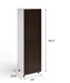 Home Pantry Cabinet furniture New Age Espresso 24inch 