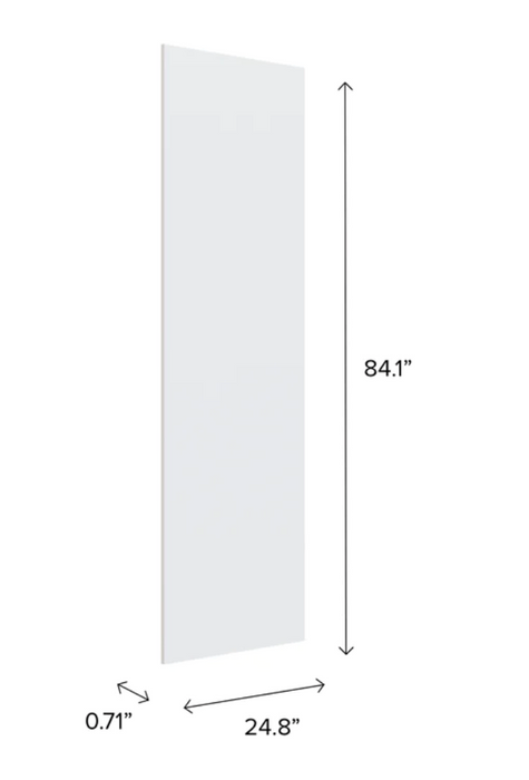 Home Pantry Side Panel. 84H furniture New Age White  