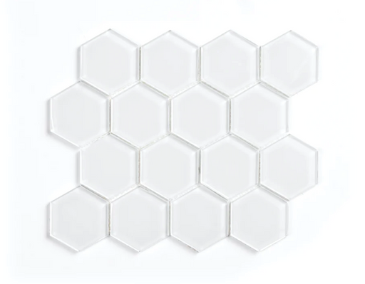 GLASS HEXAGON Tile Backsplash (11 sq.ft. / Box) furniture New Age 20sq - 22.00 sq. ft. ( 2 Boxes )  