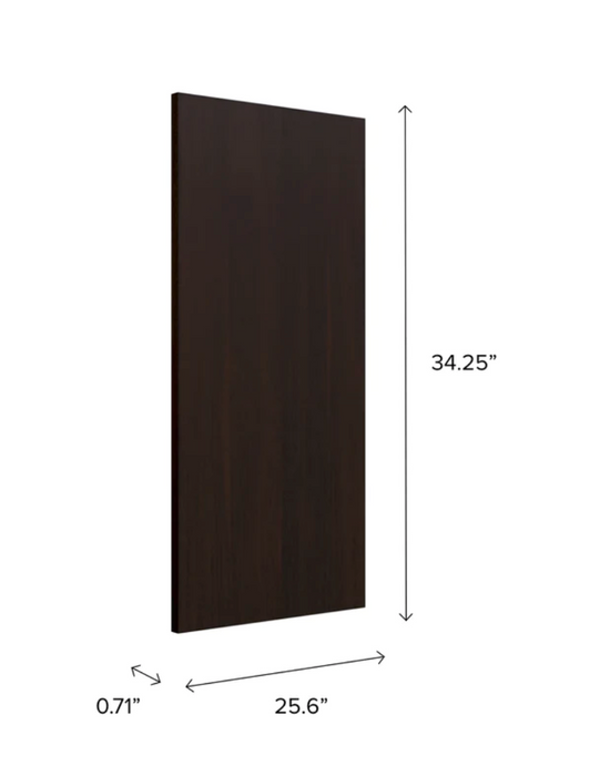 Home 26" Island Side Panel furniture New Age Espresso