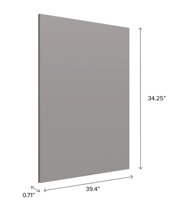 Home 39.4" Island Side Panel furniture New Age Grey  