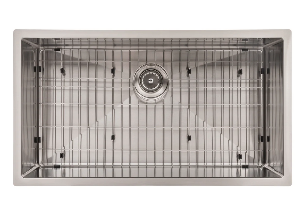Sink 32 in. Undermount Single Bowl Stainless Steel furniture New Age