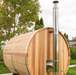 Dundalk Canadian Timber White Cedar Serenity Outdoor Sauna | 2-4 People | Wood or Electric Heater  Dundalk Leisurecraft   