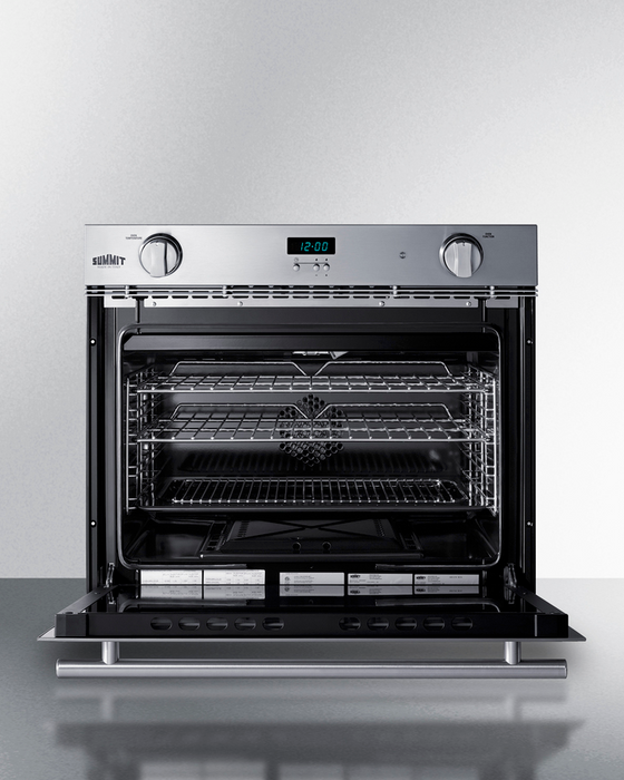Summit 27" Wide Gas Wall Oven Refrigerator Accessories Summit Appliance