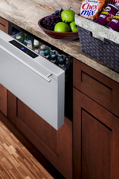 Summit 24" Wide Built-In Drawer Refrigerator Refrigerator Accessories Summit Appliance
