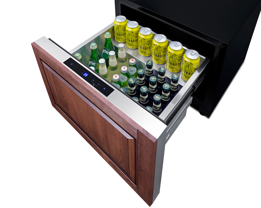 Summit 24" Wide Built-In Drawer Refrigerator Refrigerator Accessories Summit Appliance