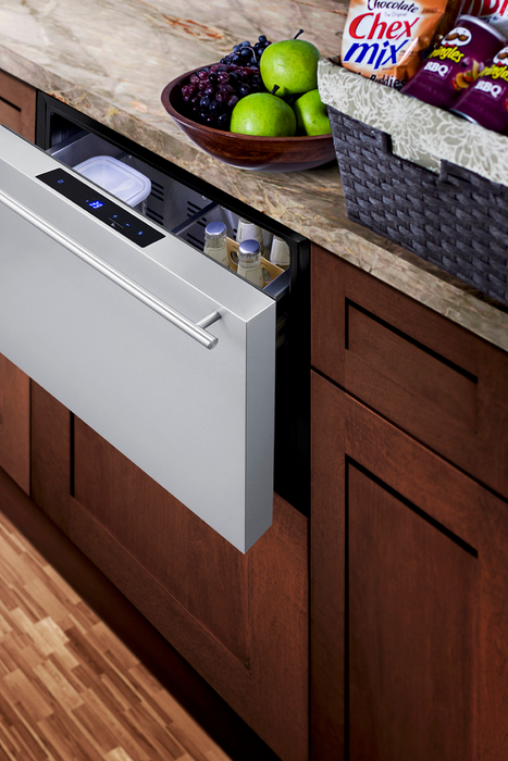 Summit 24" Wide Built-In Drawer Refrigerator Refrigerator Accessories Summit Appliance