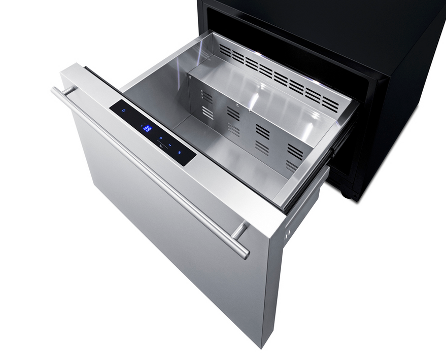 Summit 24" Wide Built-In Drawer Refrigerator Refrigerator Accessories Summit Appliance