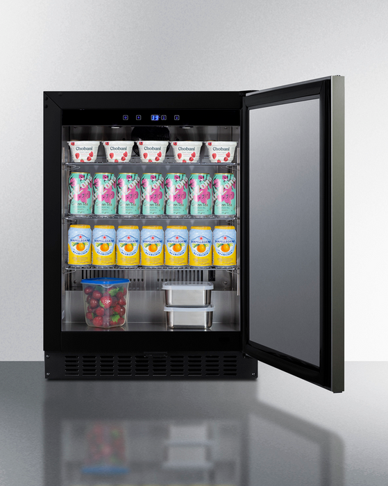 Summit 24" Wide Built-In All-Refrigerator, ADA Compliant Refrigerator Accessories Summit Appliance