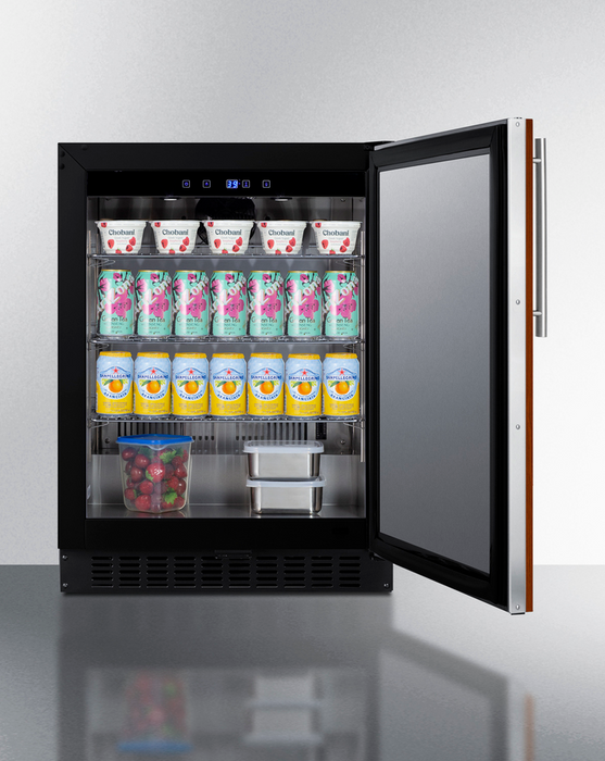 Summit 24" Wide Built-In All-Refrigerator, ADA Compliant (Panel Not Included) Refrigerator Accessories Summit Appliance