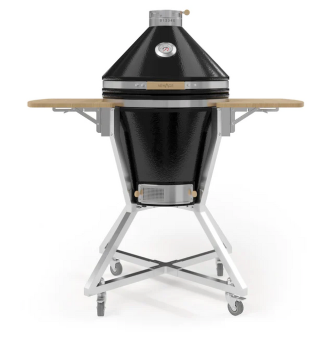 Platinum Kamado Bundle Grill with trolley- Black BBQ GRILL New Age