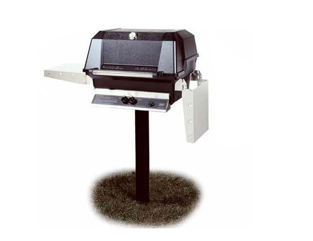 MHP WNK Grill W/ Stainless or Sear Magic Grids On In-Ground Post BBQ GRILL CG Products Propane LPG SearMagic