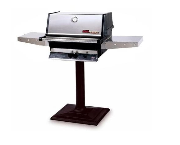 MHP TJK2 Natural Gas Grill W/ Stainless Steel Grids On Bolt Down Post BBQ GRILL CG Products