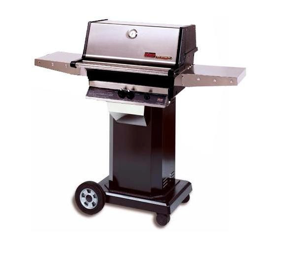 MHP TJK2 Propane Grill W/ SearMagic Grids On Black Cart BBQ GRILL CG Products