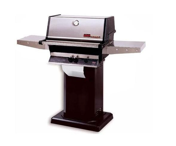 MHP TJK2 Natural Gas Grill W/ SearMagic Grids On Black Patio Base BBQ GRILL CG Products