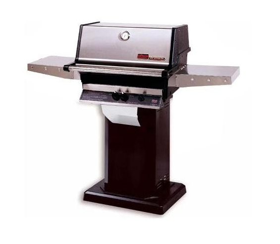 MHP TJK2 Natural Gas Grill W/ Stainless Steel Grids On Black Cart BBQ GRILL CG Products