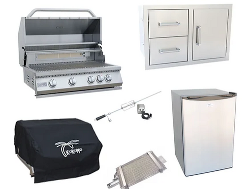 6 Piece Grill Kombo Pack BBQ GRILL KoKoMo Grills 6 Piece Grill Kombo Pack - LPG