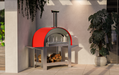 Grande Pizza Oven & Trolley - Poppy Red Wood fire Pizza Ovens Alphapro Ltd   