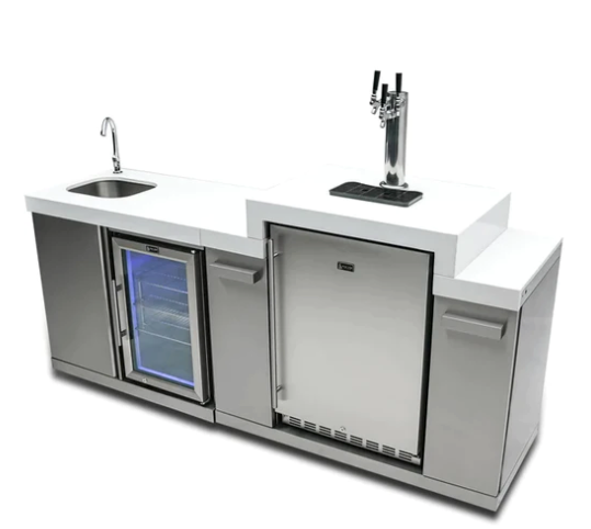 Mont Alpi Beverage Center and Kegerator - MA-BEVKEG BBQ GRILL Mont Alpi