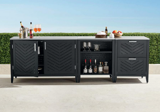 Westport 3-pc. Outdoor Kitchen Set in Aluminum Outdoor kitchens FrontGate
