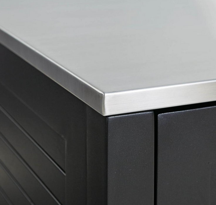 Westport Console with Beverage Tub in Aluminum Outdoor kitchens FrontGate