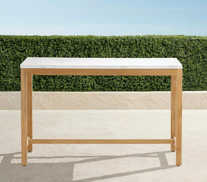 Westport Peninsula Teak Outdoor Kitchen Outdoor kitchens FrontGate
