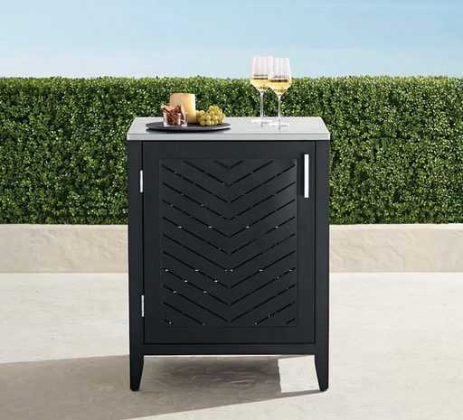 Westport Aluminum Cabinet with One Door Outdoor kitchens FrontGate
