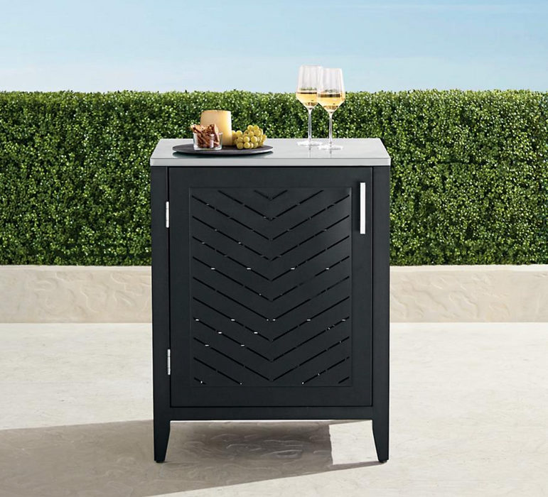 Westport Aluminum Cabinet with One Door Outdoor kitchens FrontGate