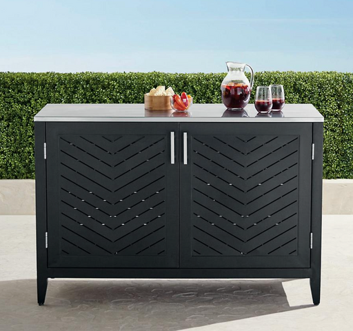 Westport Aluminum Cabinet with Two Doors Outdoor kitchens FrontGate