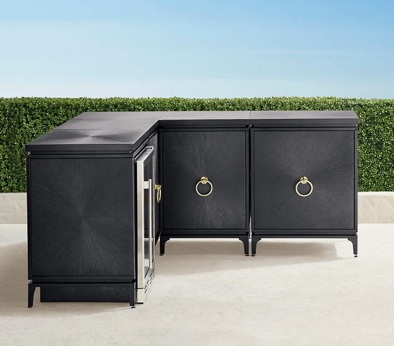 Luca 3-pc. Outdoor Kitchen Set Outdoor kitchens FrontGate