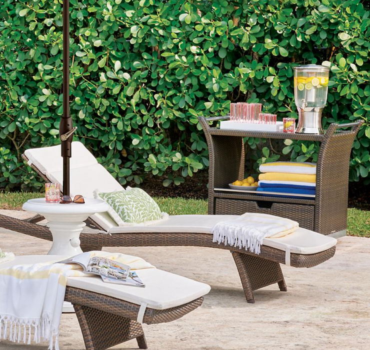 Ultimate Serving Cart Outdoor kitchens FrontGate