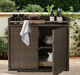 Ultimate Serving Cabinet Outdoor kitchens FrontGate   