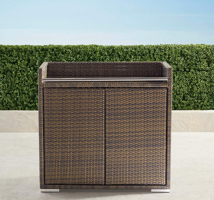 Ultimate Serving Cabinet Outdoor kitchens FrontGate Bronze