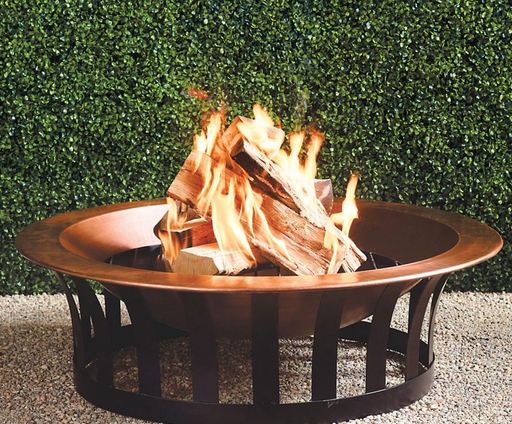 Classic Copper Fire Pit + Copper Firepit Top + Cover fire pit FrontGate   