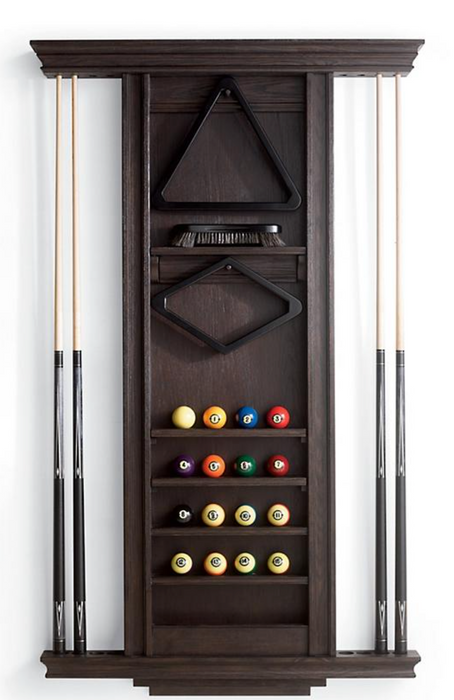 Dax Pool Table Wall Rack Outdoor Games FrontGate