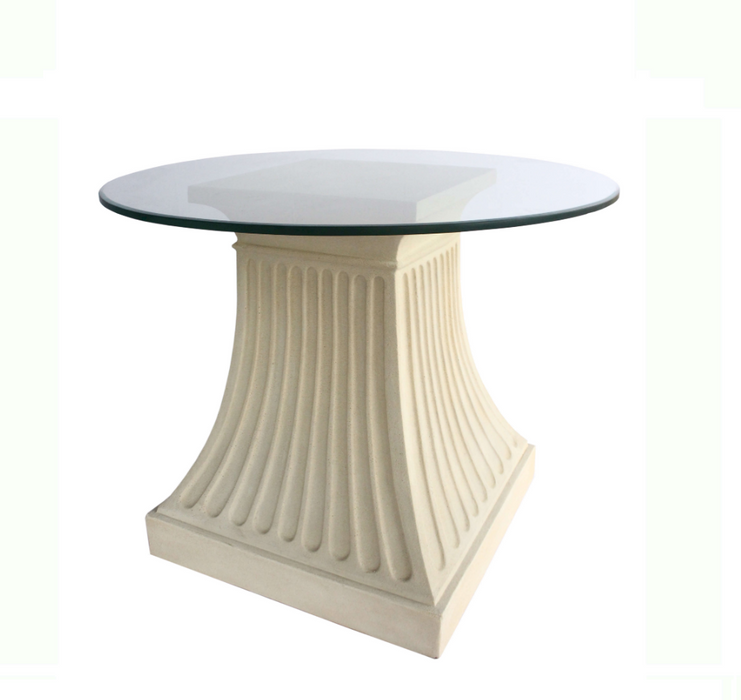 Fluted Dining table tables, planters, urns Anderson   