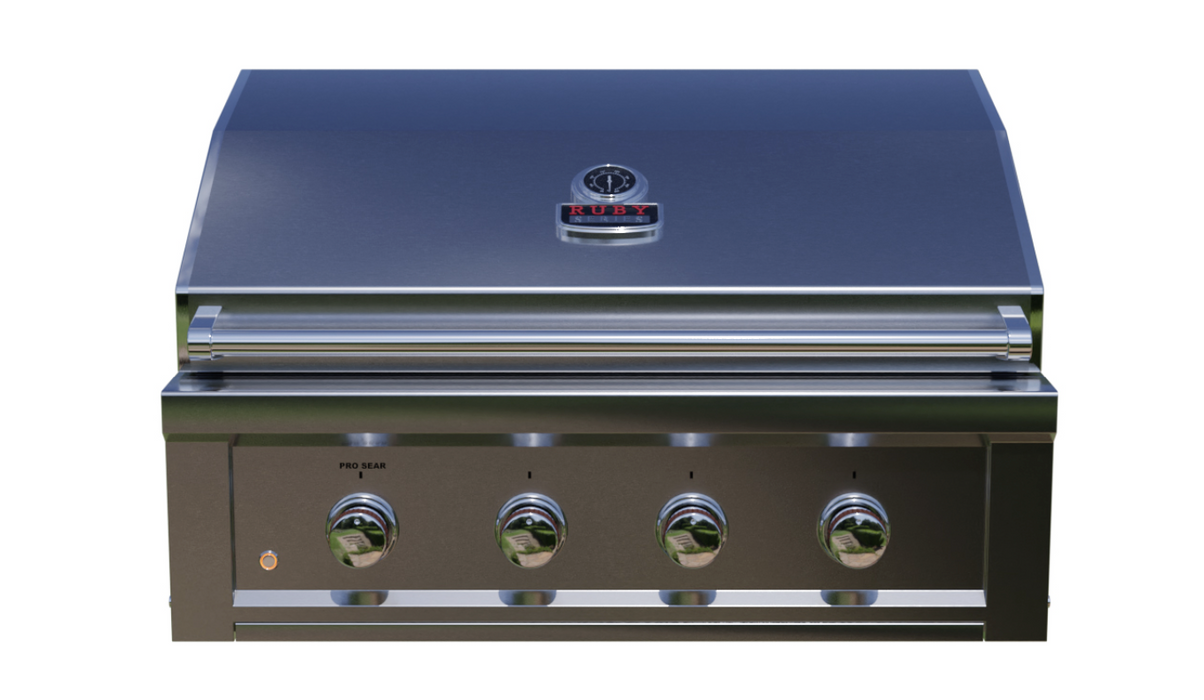 Ruby 4 Burner Pro-Sear 36" w/IR SunStone Barbecue Grills Ruby 4 Burner Pro-Sear 36" w/IR - LPG