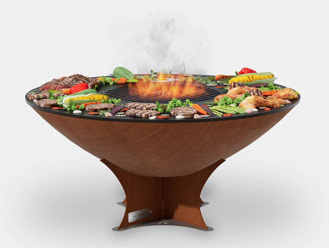 The Arteflame Classic 40" grill with low euro base
