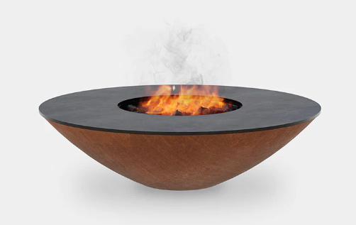 The Arteflame Classic 40" Fire bowl with cooktop